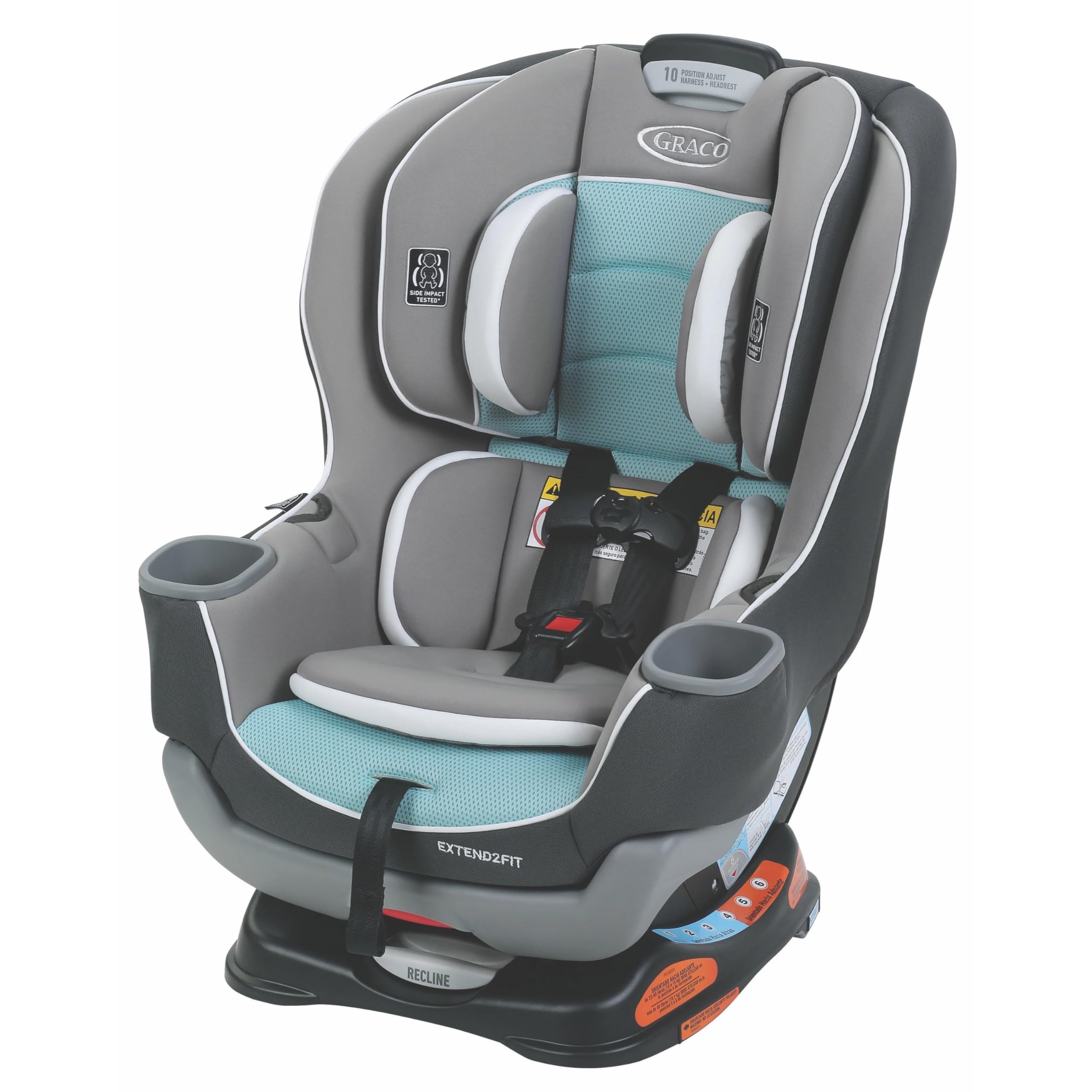 Amazon.com: Graco Extend2Fit Convertible Car Seat, Spire, Safe and